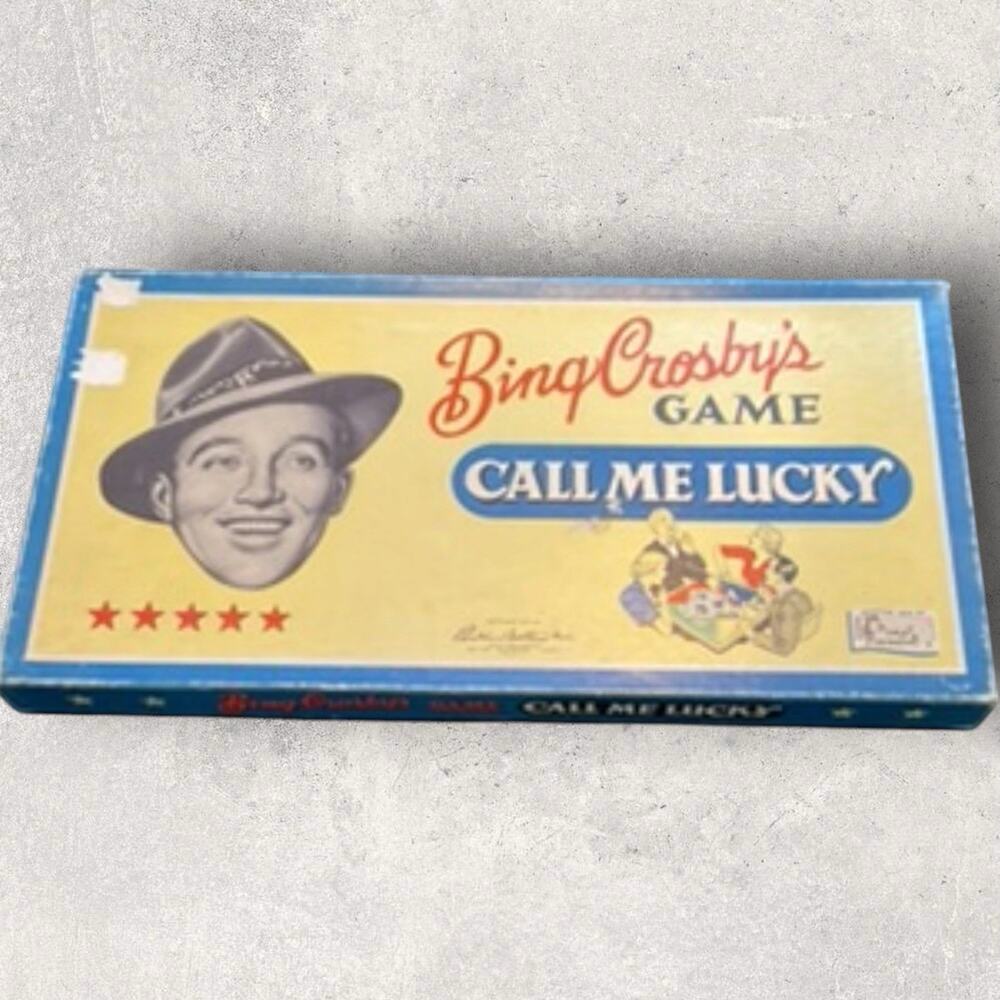 Bing Crosby Call Me Lucky Board Game 1954. Complete. Another Bings Things. Vtg